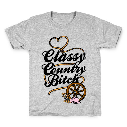 Classy Country Bitch Kids T-Shirt