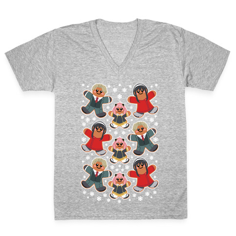 Gingerbread Spy x Family V-Neck Tee Shirt