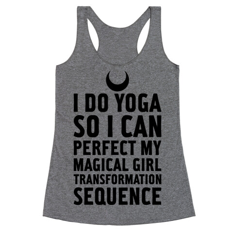 I Do Yoga Racerback Tank Top