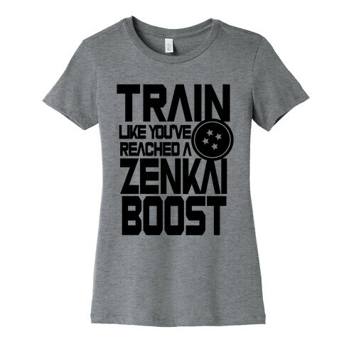 Train like You've Reached a Zenkai Boost Womens T-Shirt