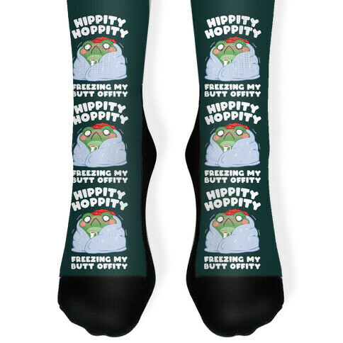 Hippity Hoppity, Freezing My Butt Offity Sock