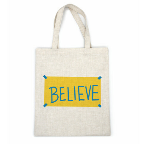 Believe Locker Room Poster Casual Tote