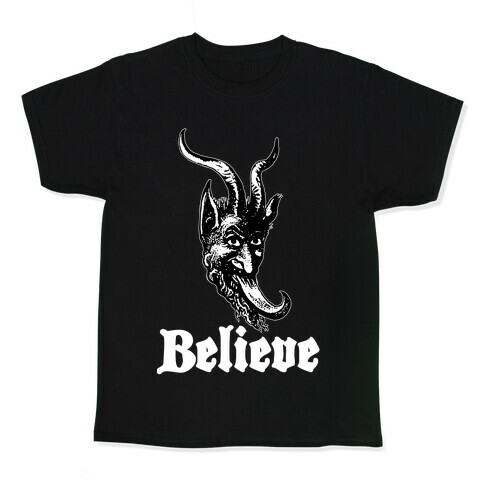 Believe In Krampus Kids T-Shirt