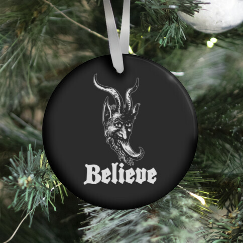 Believe In Krampus Ornament