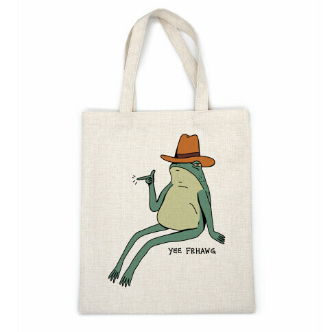 Yee Frhawg Frog Casual Tote