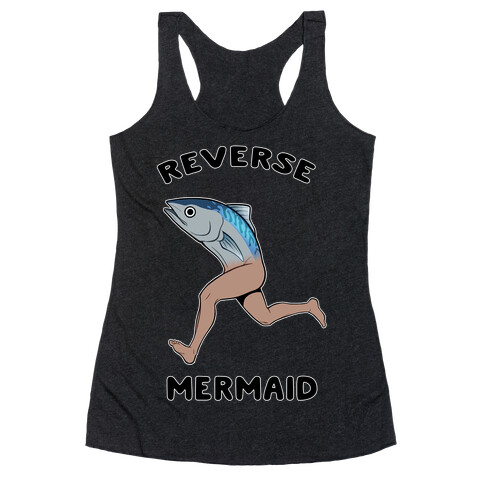 Reverse Mermaid Racerback Tank Top