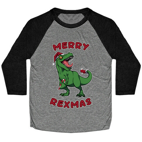 Merry Rexmas Baseball Tee