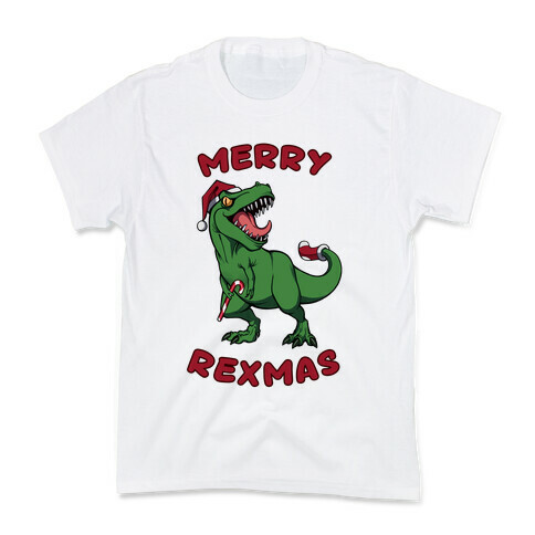 Merry Rexmas Kids T-Shirt