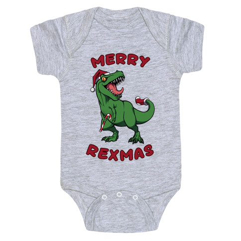 Merry Rexmas Baby One-Piece