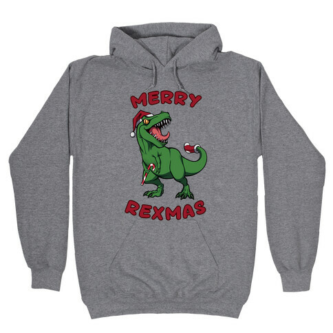 Merry Rexmas Hooded Sweatshirt