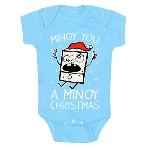 Mihoy You A Minoy Christmas Baby One-Piece