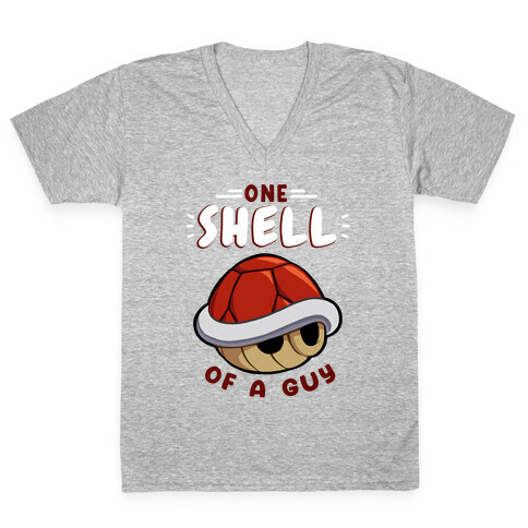 One Shell Of A Guy V-Neck Tee Shirt