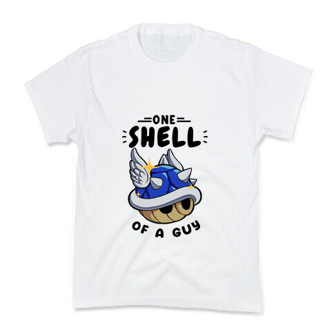 One Shell of A Guy: Blueshell Ver Kids T-Shirt