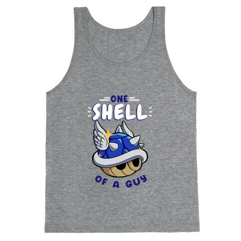 One Shell of A Guy: Blueshell Ver Tank Top