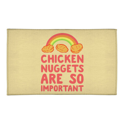 Chicken Nuggets Are So Important Welcome Mat