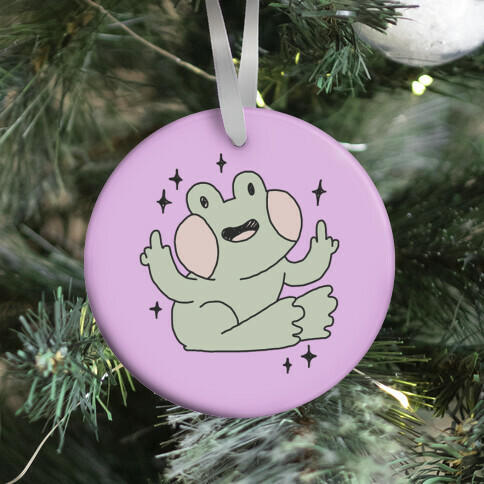 Flicky Frog  Ornament