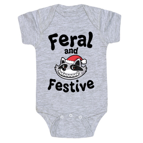 Festive and Feral Baby One-Piece