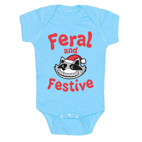 Festive and Feral Baby One-Piece