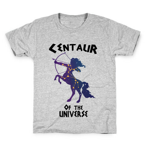 Centaur Of The Universe: Constellation  Kids T-Shirt