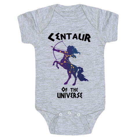 Centaur Of The Universe: Constellation  Baby One-Piece