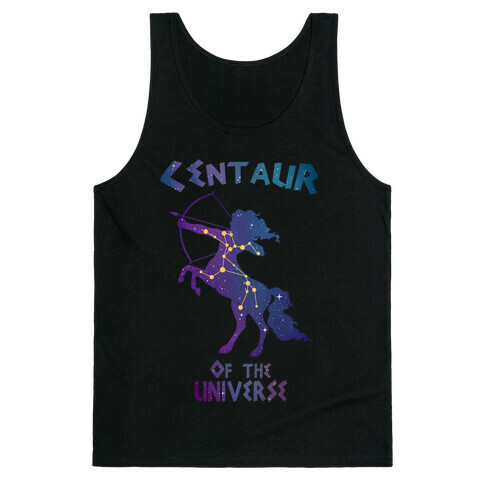 Centaur Of The Universe: Constellation  Tank Top