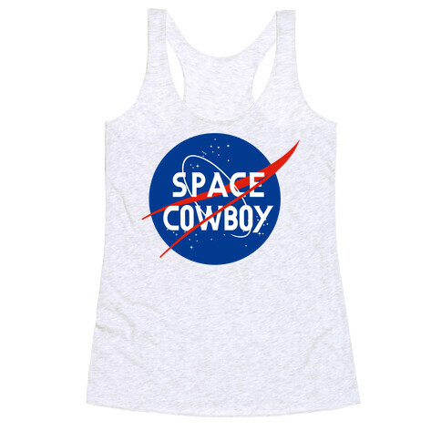 Space Cowboy Parody Racerback Tank Top