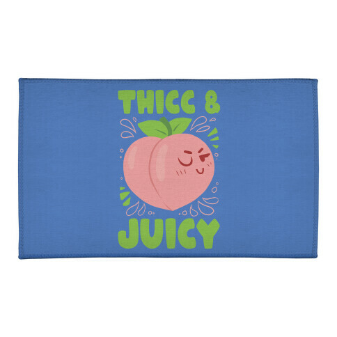 Thicc And Juicy Welcome Mat