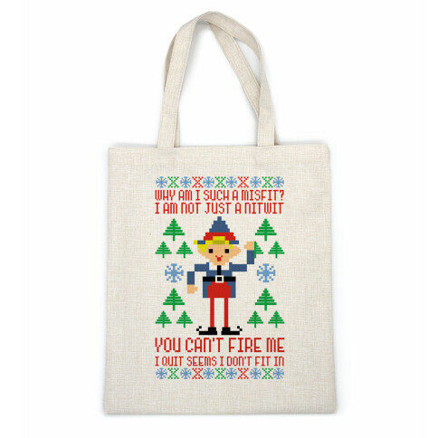 Why am I Such a Misfit I Am Not Just a Nitwit Casual Tote
