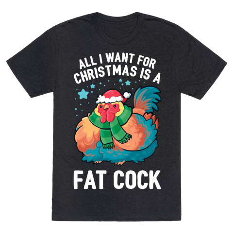 All I Want For Christmas Is A Fat Cock T-Shirt