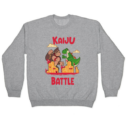 Kaiju Battle Pullover