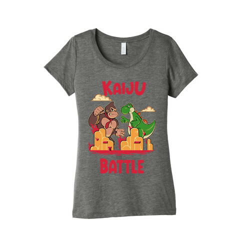 Kaiju Battle Womens T-Shirt