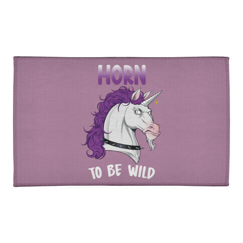 Horn To Be Wild Welcome Mat