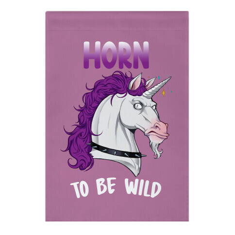 Horn To Be Wild Garden Flag