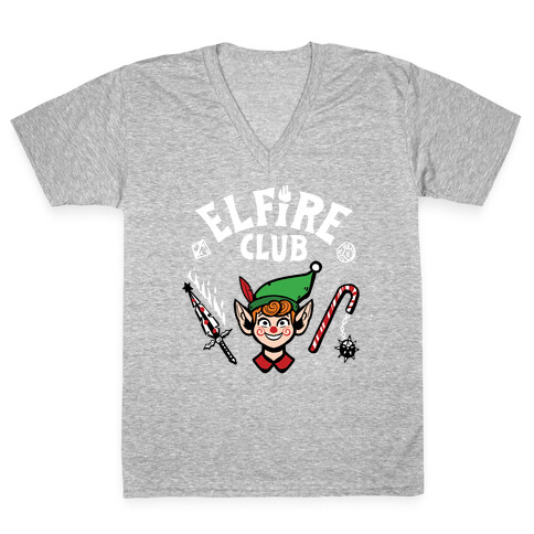 Elfire Club V-Neck Tee Shirt