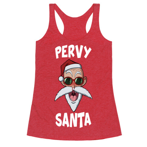 Pervy Santa Racerback Tank Top