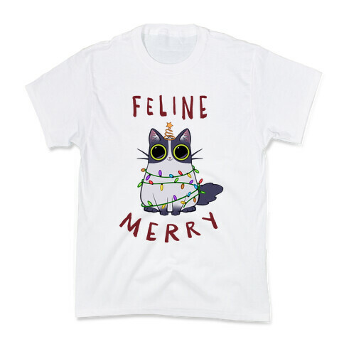 Feline Merry Kids T-Shirt
