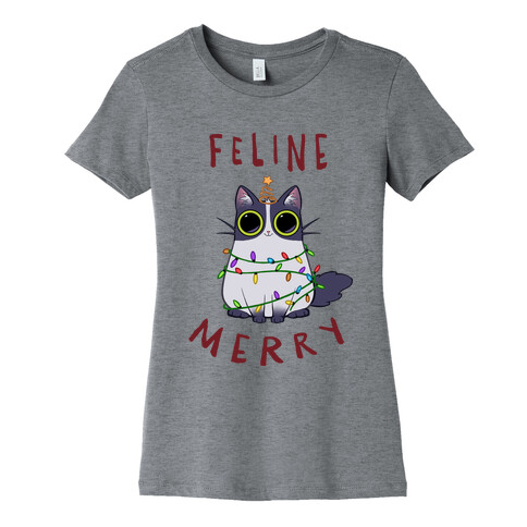 Feline Merry Womens T-Shirt