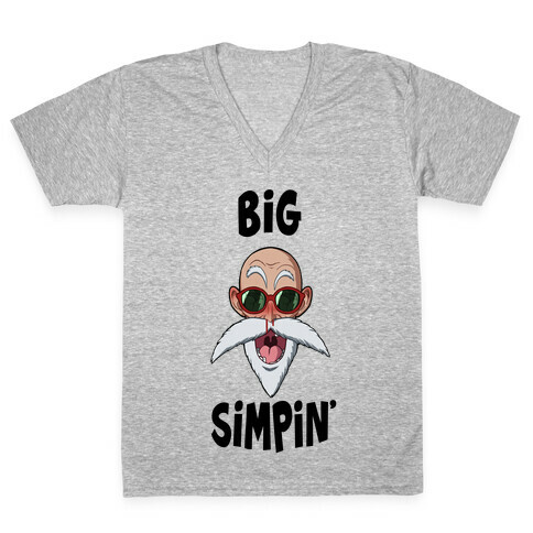 Big Simpin'  V-Neck Tee Shirt