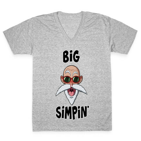 Big Simpin'  V-Neck Tee Shirt