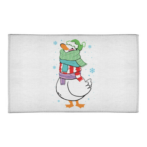 Scarf Duck Welcome Mat