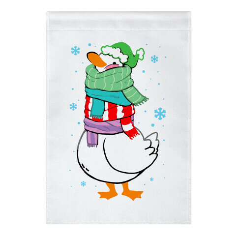 Scarf Duck Garden Flag