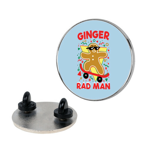 Ginger Rad Man Pin