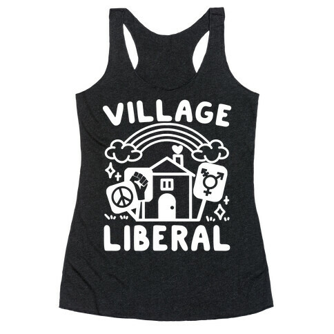 Village Liberal Racerback Tank Top