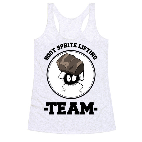 Soot Sprite Lifting Team Racerback Tank Top