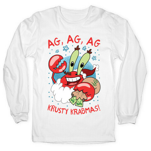 Krusty Krabmas!  Long Sleeve T-Shirt