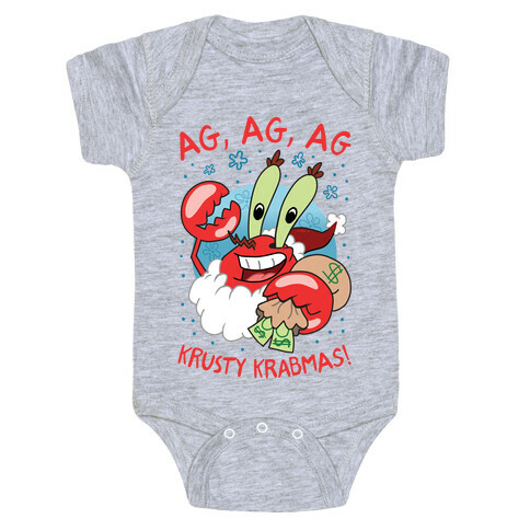 Krusty Krabmas!  Baby One-Piece