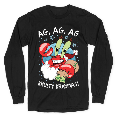 Krusty Krabmas!  Long Sleeve T-Shirt