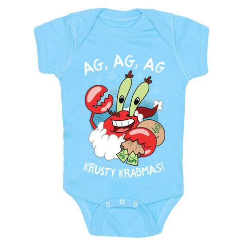 Krusty Krabmas!  Baby One-Piece