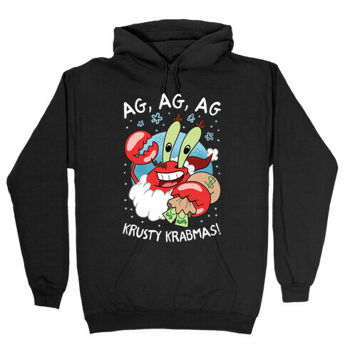 Krusty Krabmas!  Hooded Sweatshirt