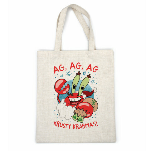 Krusty Krabmas!  Casual Tote